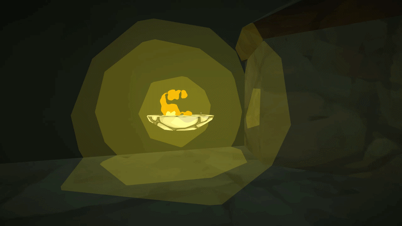 animated stylized fire